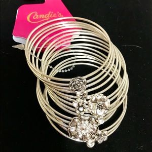 Silver & Flower Bouquet (with black accents)-1 pc.